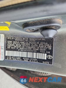 Zdjęcie 12 z 12 samochodu: 2012 TOYOTA CAMRY HYBRID XLE VIN:4T1BD1FK7CU034120 - miniatura