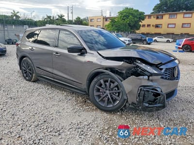 Czwarte zdjęcie samochodu z boku: 2025 ACURA MDX A-SPEC VIN:5J8YE1H06SL015202 - miniatura
