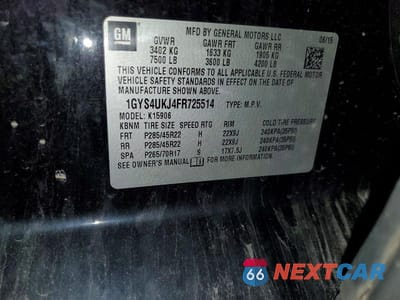 Zdjęcie 13 z 13 samochodu: 2015 CADILLAC ESCALADE ESV PLATINUM VIN:1GYS4UKJ4FR725514 - miniatura