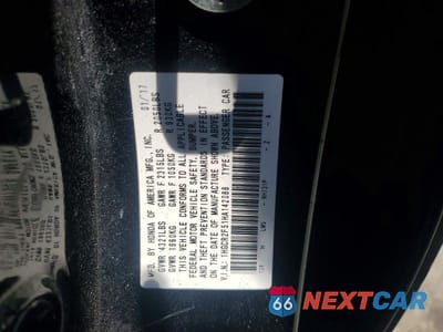 Zdjęcie 12 z 12 samochodu: 2017 HONDA ACCORD SPORT VIN:1HGCR2F51HA142088 - miniatura