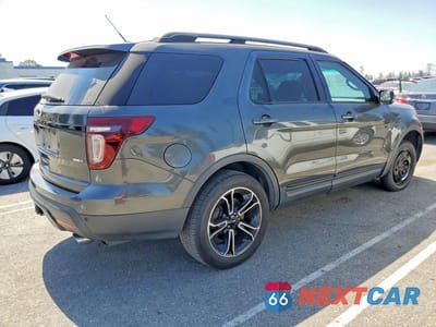 Trzecie zdjęcie samochodu z tyłu: 2015 FORD EXPLORER SPORT VIN:1FM5K8GT1FGB96640 - miniatura