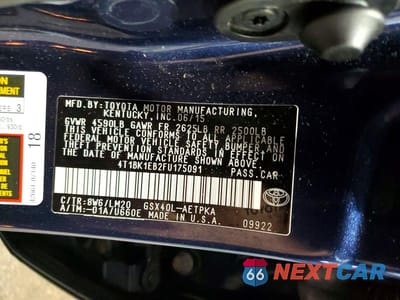 Zdjęcie 12 z 12 samochodu: 2015 TOYOTA AVALON LIMITED VIN:4T1BK1EB2FU175091 - miniatura