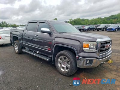 Czwarte zdjęcie samochodu z boku: 2015 GMC SIERRA K1500 SLT VIN:3GTU2VEC3FG394772 - miniatura