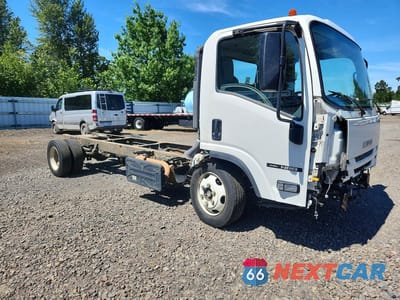 Czwarte zdjęcie samochodu z boku: 2019 ISUZU NRR TRUCK CAB AND CHASSIS VIN:JALE5W164K7303918 - miniatura