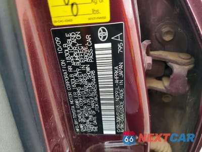 Zdjęcie 13 z 13 samochodu: 2010 TOYOTA YARIS BASE VIN:JTDKT4K39A5294498 - miniatura