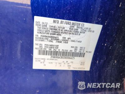 Zdjęcie 13 z 13 samochodu: 2013 FORD FLEX SEL VIN:2FMHK6C8XDBD06625 - miniatura