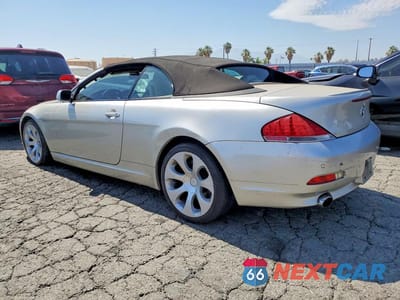 Drugie zdjęcie samochodu z przodu: 2006 BMW 650 I VIN:WBAEK13496CN75304 - miniatura