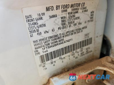 Zdjęcie 13 z 13 samochodu: 2010 FORD F250 SUPER DUTY VIN:1FTSW2BR3AEA74211 - miniatura