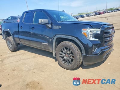 Czwarte zdjęcie samochodu z boku: 2021 GMC SIERRA K1500 ELEVATION VIN:1GTR9CED1MZ265876 - miniatura