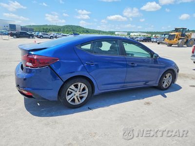 Trzecie zdjęcie samochodu z tyłu: 2020 HYUNDAI ELANTRA VIN:5NPD84LF0LH532986 - miniatura