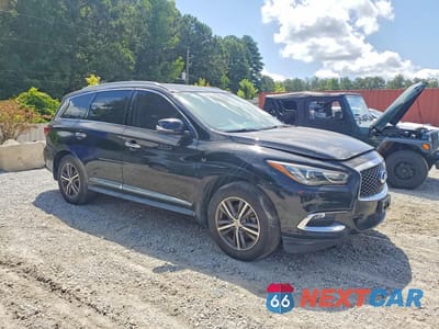 Czwarte zdjęcie samochodu z boku: 2017 INFINITI QX60 BASE VIN:5N1DL0MM0HC522302 - miniatura