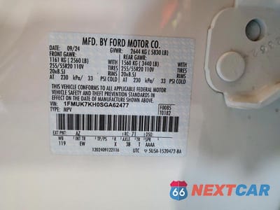 Zdjęcie 13 z 13 samochodu: 2025 FORD EXPLORER ST-LINE VIN:1FMUK7KH0SGA62477 - miniatura