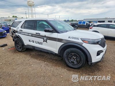 Czwarte zdjęcie samochodu z boku: 2020 FORD EXPLORER POLICE INTERCEPTOR VIN:1FM5K8AW9LGA96655 - miniatura