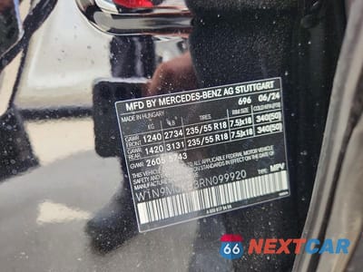 Zdjęcie 13 z 13 samochodu: 2024 MERCEDES-BENZ EQB 300 4MATIC VIN:W1N9M0KB3RN099920 - miniatura