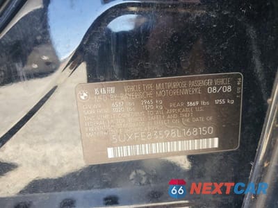Zdjęcie 13 z 13 samochodu: 2008 BMW X5 4.8I VIN:5UXFE83598L168150 - miniatura