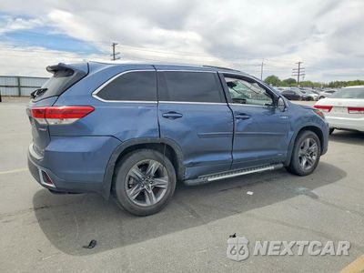 Trzecie zdjęcie samochodu z tyłu: 2019 TOYOTA HIGHLANDER HYBRID LIMITED PLATINUM VIN:5TDDGRFHXKS077991 - miniatura