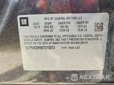 Zdjęcie 12 z 12 samochodu: 2014 CHEVROLET CRUZE LS VIN:1G1PA5SH8E7210073 - miniatura
