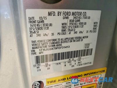 Zdjęcie 13 z 13 samochodu: 2015 FORD EXPEDITION LIMITED VIN:1FMJU2AT9FEF31413 - miniatura