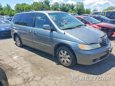 Czwarte zdjęcie samochodu z boku: 2002 HONDA ODYSSEY EX VIN:2HKRL18652H538146 - miniatura
