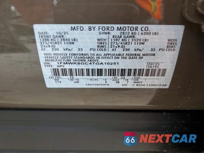 Zdjęcie 13 z 13 samochodu: 2026 FORD EXPLORER ST VIN:1FMWK8GC4TGA10251 - miniatura