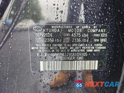 Zdjęcie 12 z 12 samochodu: 2025 HYUNDAI SONATA HYBRID LIMITED VIN:KMHL54JJ9SA109305 - miniatura