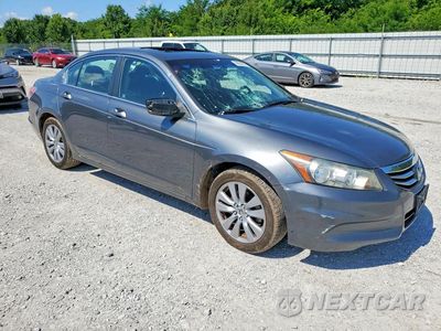 Czwarte zdjęcie samochodu z boku: 2012 HONDA ACCORD EX VIN:1HGCP2E78CA091058 - miniatura