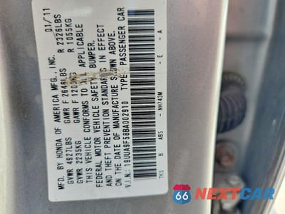 Zdjęcie 12 z 12 samochodu: 2011 ACURA TL VIN:19UUA9F58BA002910 - miniatura
