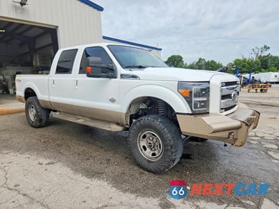 Czwarte zdjęcie samochodu z boku: 2011 FORD F250 SUPER DUTY VIN:1FT7W2BT6BEB73205 - miniatura