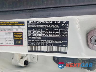 Zdjęcie 13 z 13 samochodu: 2018 MERCEDES-BENZ GLE 350 4MATIC VIN:4JGDA5HB5JB127135 - miniatura