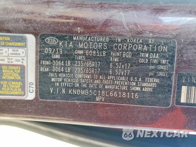 Zdjęcie 14 z 14 samochodu: 2020 KIA SEDONA LX VIN:KNDMB5C18L6618116 - miniatura