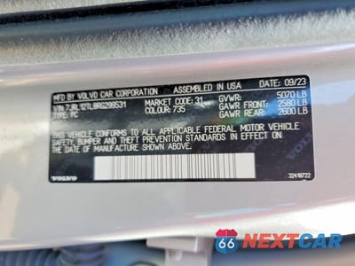 Zdjęcie 12 z 12 samochodu: 2024 VOLVO S60 PLUS VIN:7JRL12TL8RG299531 - miniatura