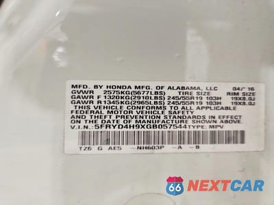 Zdjęcie 13 z 13 samochodu: 2016 ACURA MDX ADVANCE VIN:5FRYD4H9XGB057544 - miniatura