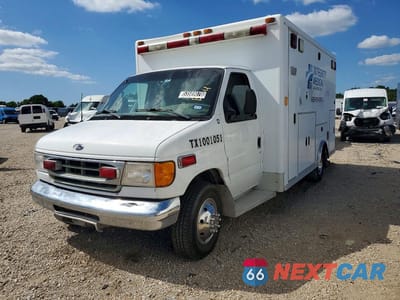 2002 FORD ECONOLINE E450 SUPER DUTY CUTAWAY VAN 1FDXE45F02HB76504 - główne zdjęcie licytacji z USA - miniatura