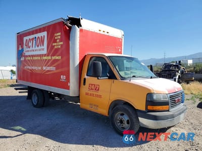 Czwarte zdjęcie samochodu z boku: 2015 GMC SAVANA CUT - BOX TRUCK VIN:1GD373CG3F1131442 - miniatura