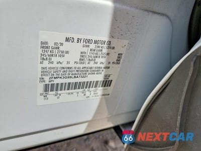 Zdjęcie 13 z 13 samochodu: 2020 FORD EDGE SE VIN:2FMPK3G99LBA73221 - miniatura
