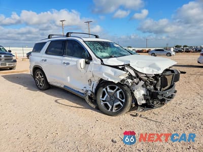 Czwarte zdjęcie samochodu z boku: 2023 HYUNDAI PALISADE LIMITED VIN:KM8R54GE8PU618926 - miniatura