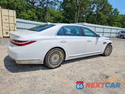 Trzecie zdjęcie samochodu z tyłu: 2020 GENESIS G90 PREMIUM VIN:KMTF34PA2LU076003 - miniatura