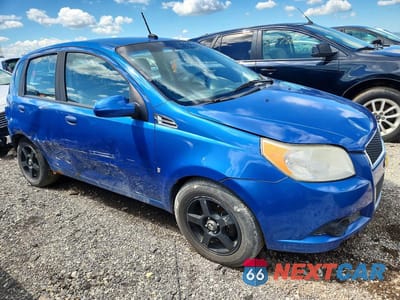 Czwarte zdjęcie samochodu z boku: 2009 CHEVROLET AVEO LS VIN:KL1TD66E99B672770 - miniatura