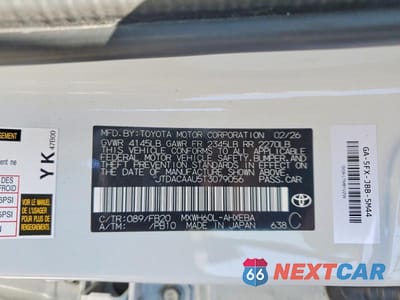 Zdjęcie 12 z 12 samochodu: 2026 TOYOTA PRIUS LE VIN:JTDACAAU5T3079056 - miniatura