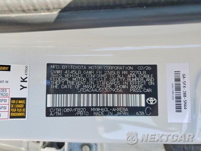 Zdjęcie 12 z 12 samochodu: 2026 TOYOTA PRIUS LE VIN:JTDACAAU5T3079056 - miniatura