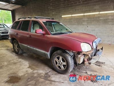 Czwarte zdjęcie samochodu z boku: 2004 HYUNDAI SANTA FE GL VIN:KM8SB12B64U610793 - miniatura