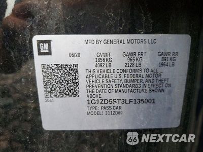 Zdjęcie 12 z 12 samochodu: 2020 CHEVROLET MALIBU VIN:1G1ZD5ST3LF135001 - miniatura