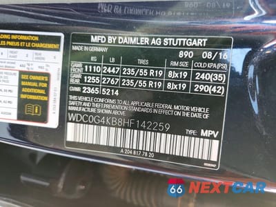 Zdjęcie 13 z 13 samochodu: 2017 MERCEDES-BENZ GLC 300 4MATIC VIN:WDC0G4KB8HF142259 - miniatura