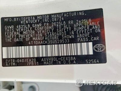 Zdjęcie 12 z 12 samochodu: 2025 TOYOTA CAMRY SE VIN:4T1DAACK3SU529533 - miniatura