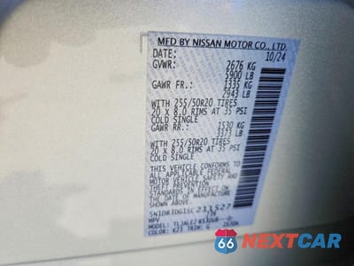 Zdjęcie 14 z 14 samochodu: 2025 NISSAN PATHFINDER PLATINUM VIN:5N1DR3DG1SC211527 - miniatura