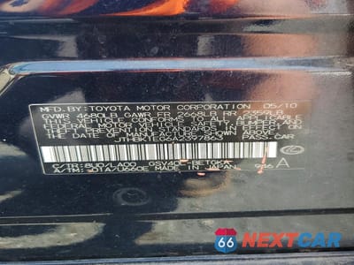 Zdjęcie 12 z 12 samochodu: 2010 LEXUS ES 350 VIN:JTHBK1EG6A2397863 - miniatura