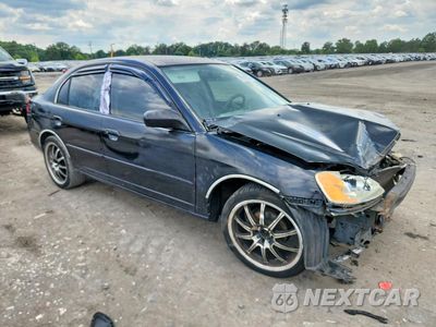 Czwarte zdjęcie samochodu z boku: 2003 HONDA CIVIC VIN:2HGES16583H605264 - miniatura