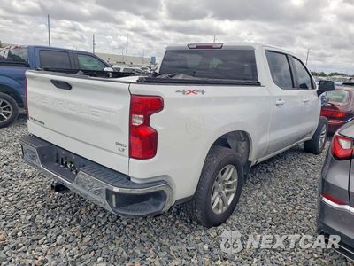 Trzecie zdjęcie samochodu z tyłu: 2022 CHEVROLET SILVERADO LTD K1500 LT-L VIN:1GCPYJEK7NZ172312 - miniatura