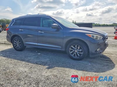 Czwarte zdjęcie samochodu z boku: 2014 INFINITI QX60 BASE VIN:5N1AL0MM0EC531693 - miniatura