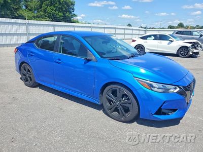 Czwarte zdjęcie samochodu z boku: 2023 NISSAN SENTRA SR VIN:3N1AB8DV9PY313442 - miniatura